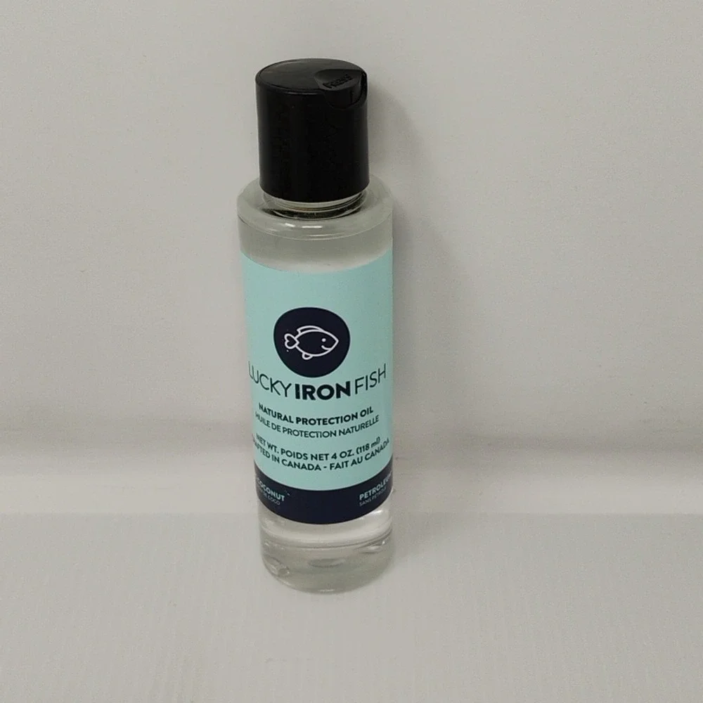 Lucky Iron Fish Natural Protection Oil & Soap For Cookware Sealed Set 4 oz Each‎